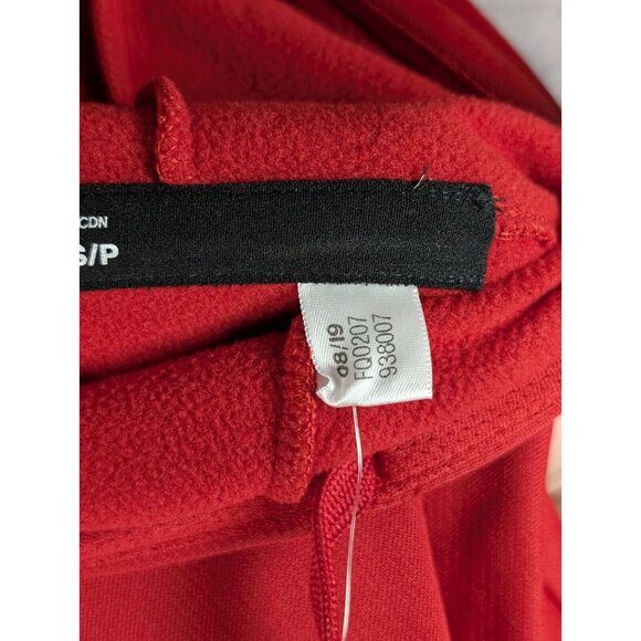 NEW NWT Montreal Canadiens Hoodie Mens Small Adidas Red Pullover NHL Sweatshirt - Picture 4 of 5